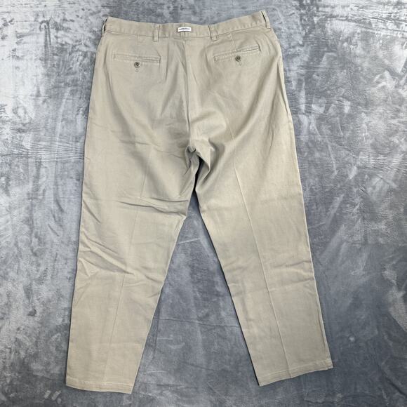Vintage DKNY Dress Pants Men's Size 38x30 Beige Pants - Picture 2 of 8